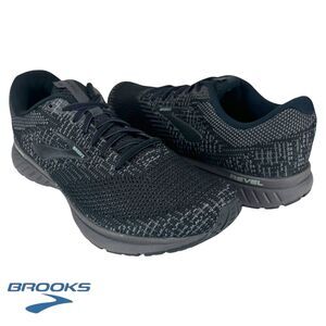 Brooks Men's 10 M Black Revel 3 Running Sneaker 1103141D088‎